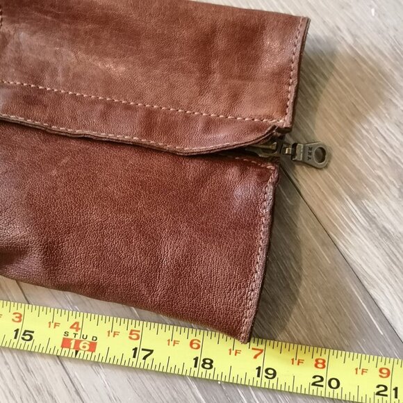 VTG Danier Genuine Italian Leather Brown Womens Large Jacket Removable Lining - Picture 16 of 16